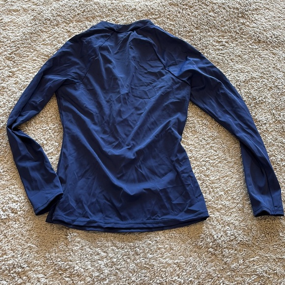 Boden Navy Rash Guard with Pink Zipper - Picture 4 of 4